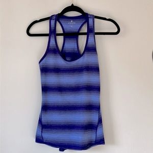 Athleta yoga workout tank purple size xs 15” chest flare